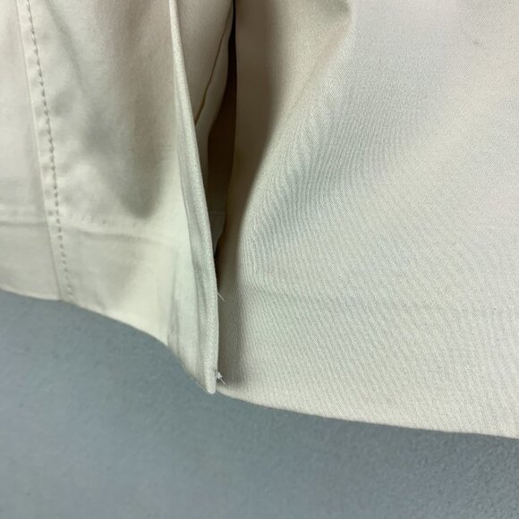 Talbots Pencil Skirt Womens 4P Khaki Lined Back Zip - Picture 5 of 12